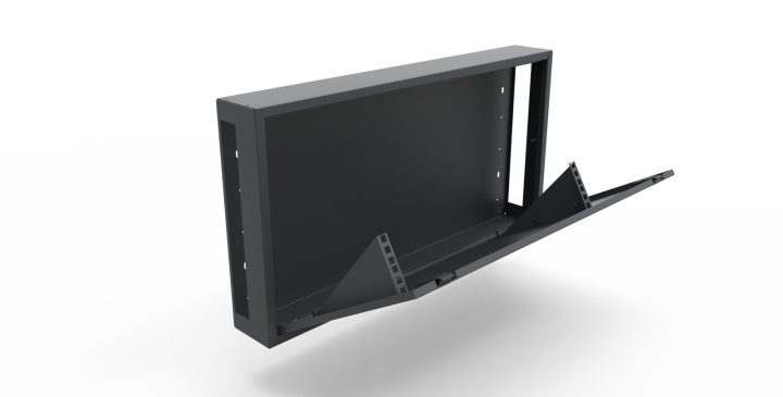 Segment RACK 2U do rozdzielnicy i-Future Kod: E.RS-H20-W20-D20-7016-00 Kolor: Antracyt (RAL 7016)