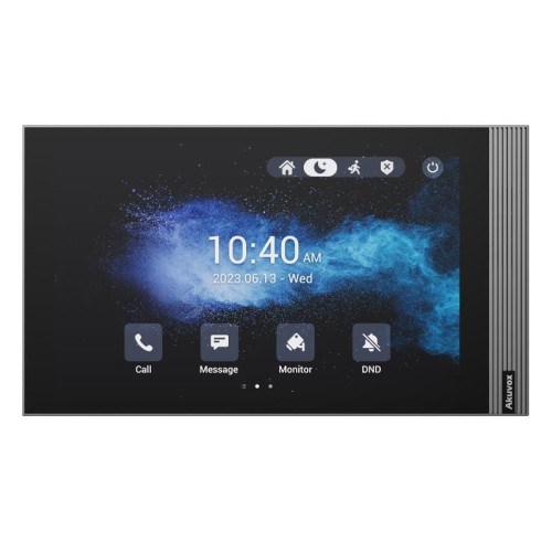 W skład zestawu wchodzi: Panel zewnętrzny IP Akuvox R20K-BLACK x1 Monitor wideodomofonowy IP 8" Akuvox S563W x1