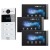 W skład zestawu wchodzi: Panel zewnętrzny IP Akuvox R20BX3 x1 Monitor wideodomofonowy IP 8" Akuvox S563W x3