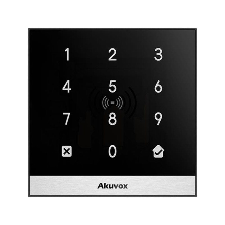 Akuvox A02 to terminal kontroli dostępu oparty na protokole IP, który łączy kontroler drzwi i czytnik kart w jednym urządzeniu. Obsługuje numery PIN, karty RFID i dostęp mobilny za pośrednictwem NFC, oferując użytkownikom elastyczność w zakres