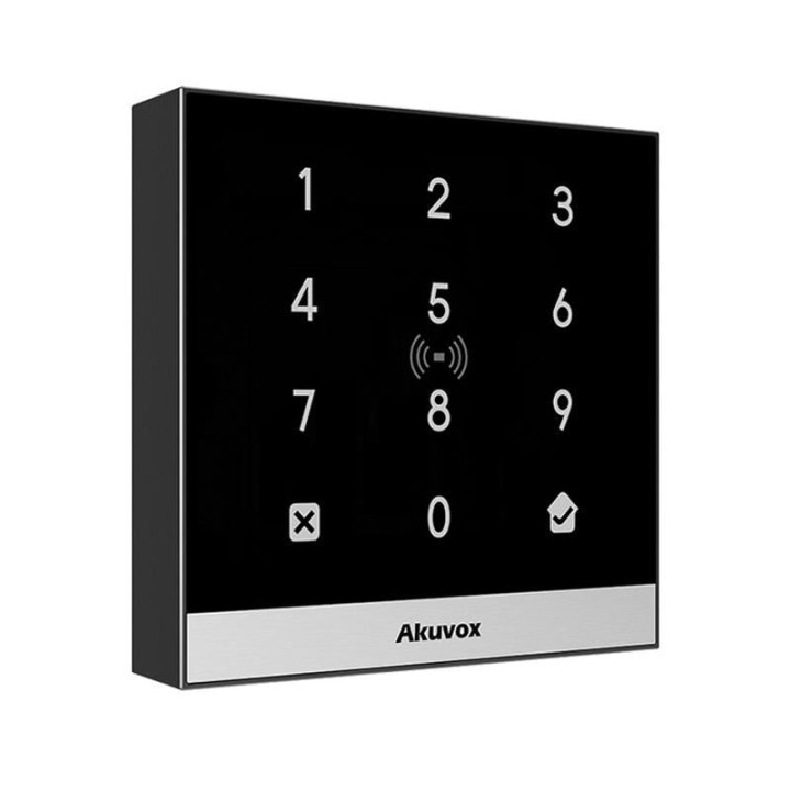 Akuvox A02 to terminal kontroli dostępu oparty na protokole IP, który łączy kontroler drzwi i czytnik kart w jednym urządzeniu. Obsługuje numery PIN, karty RFID i dostęp mobilny za pośrednictwem NFC, oferując użytkownikom elastyczność w zakres