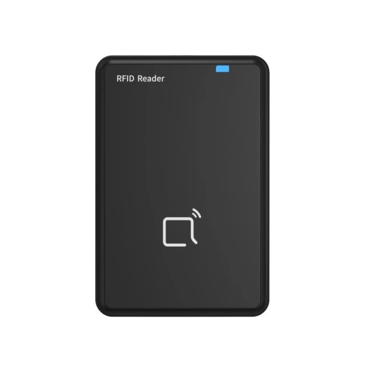 Czytnik kart dostępowych po USB Obsługuje odczyt danych z kart w różnych zakresach częstotliwości Gotowy do użycia bez instalacji sterowników Kompatybilny z systemami Windows i macOS