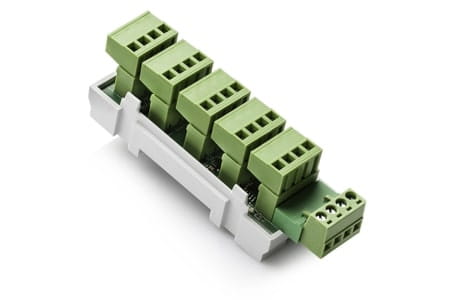 Rozdzielacz CAN 6 gniazd, szyna.