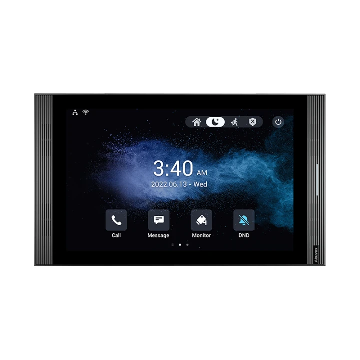 Panel zewnętrzny: 1x Panel R20A Panel wewnętrzny: 1x Monitor S567W Połączenie: Przewodowe Obsługa smartfonem: Tak Otwieranie furtki: Tak Otwieranie bramy: Tak Otwieranie kartą: Tak System Operacyjny: Android