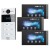 W skład zestawu wchodzi: Panel zewnętrzny IP Akuvox R20BX3 x1 Monitor wideodomofonowy IP 7" Akuvox S562 x3