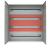 Zestaw rozdzielnica + maskownice + segmenty DIN i-Future w kolorze Ampio wysokość standard. szerokość standard. szara. E.MS-H20-W20-D20-7035-00