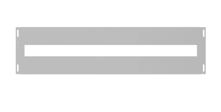 Maskownica środkowa wys. standard. szer. standard. Kod: E.CG-H20-W20-D20-7035-00 Kolor: Szary połysk (RAL 7035)